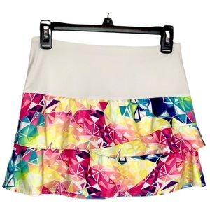 Lucky In Love Layered Scallop Skirt Skort